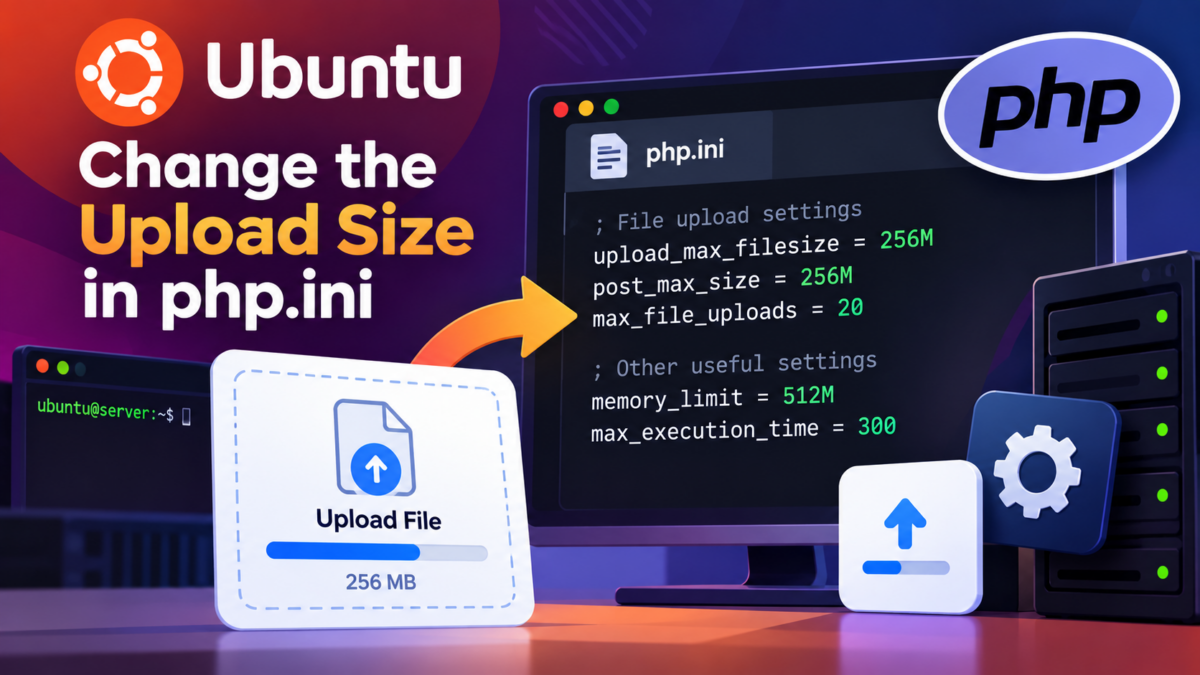 Increase the PHP Upload Size on Ubuntu (php.ini)
