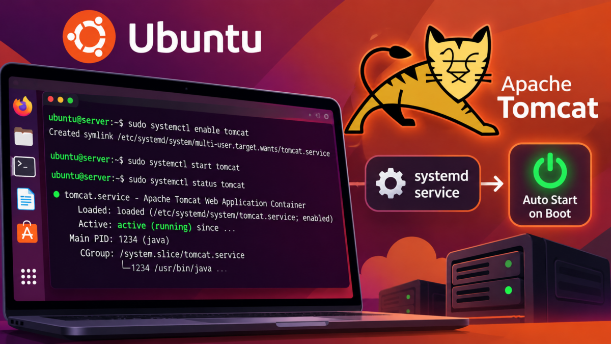Automatically Start Tomcat on System Startup in Ubuntu