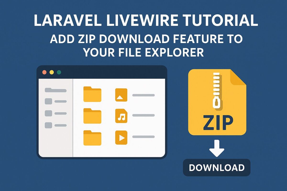 Laravel Livewire Tutorial: Add ZIP Download Feature to Your File Explorer