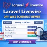 Laravel Livewire Day-wise Schedule