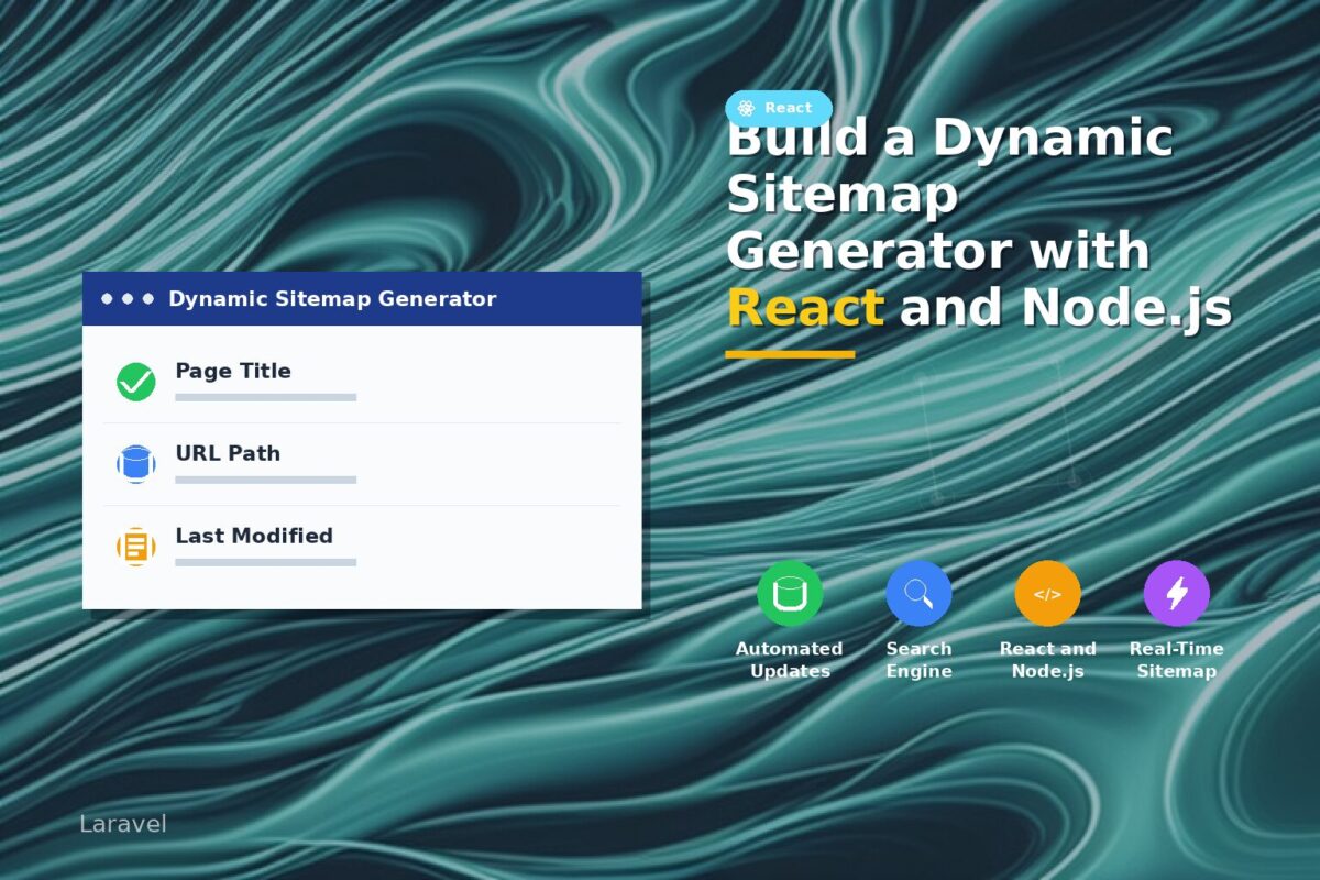 Build a Dynamic Sitemap Generator with React and Node.js