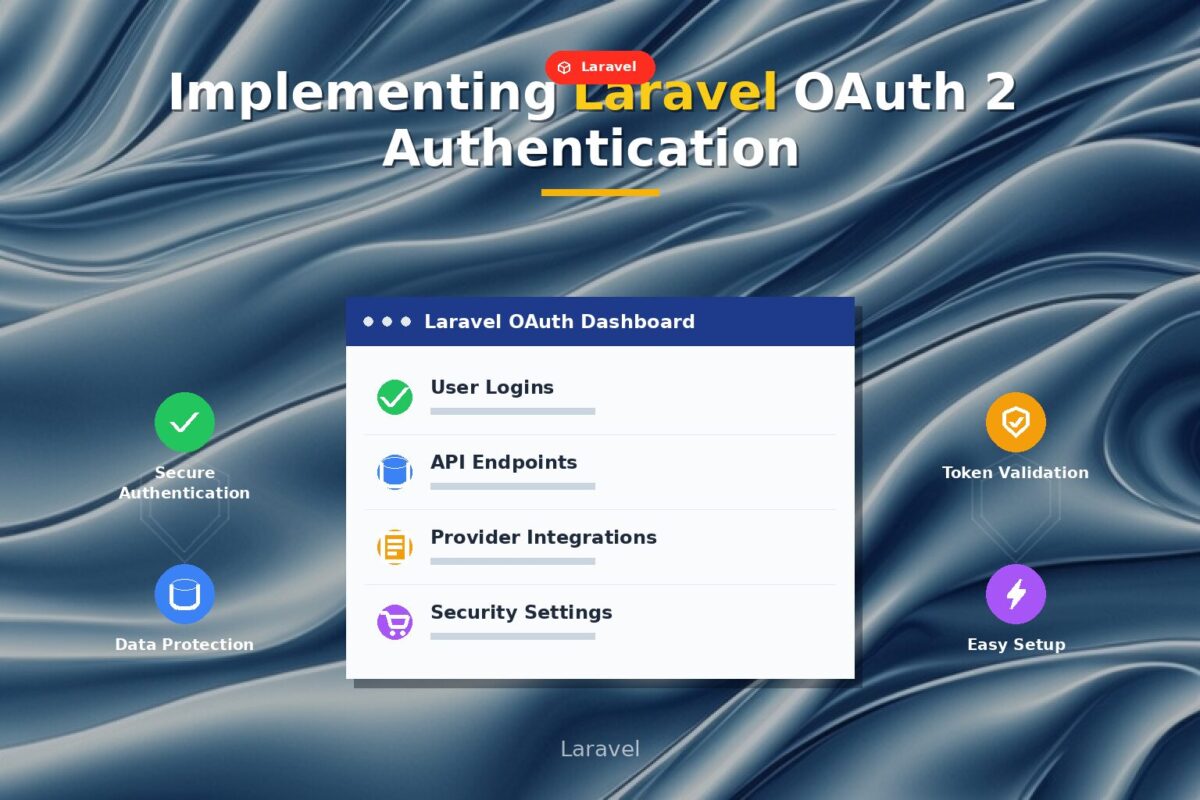 Implementing Laravel OAuth 2 Authentication