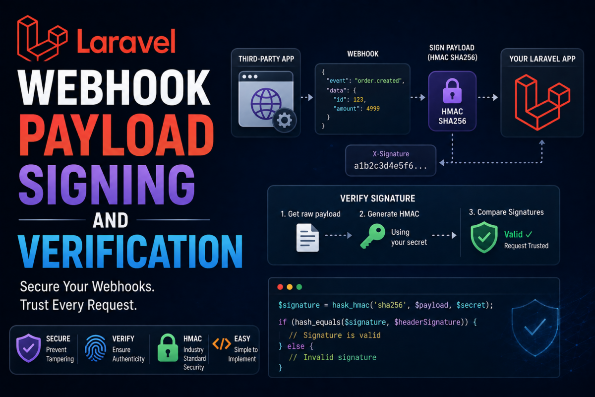Laravel Webhook Payload Signing and Verification