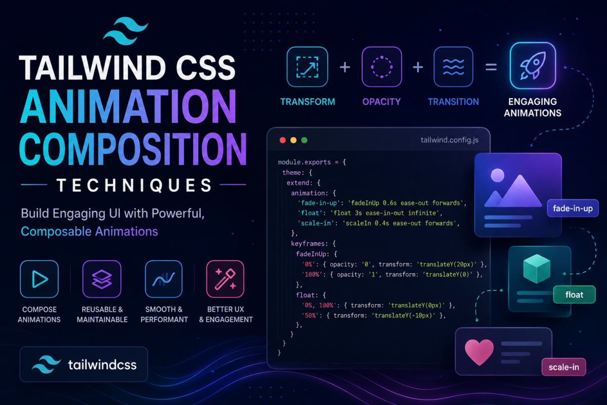 Tailwind CSS Animation Composition Techniques