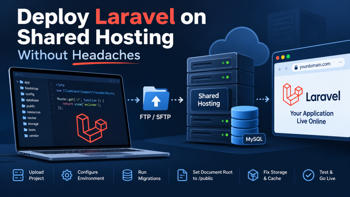 Deploy Laravel on shared hosting without headaches
