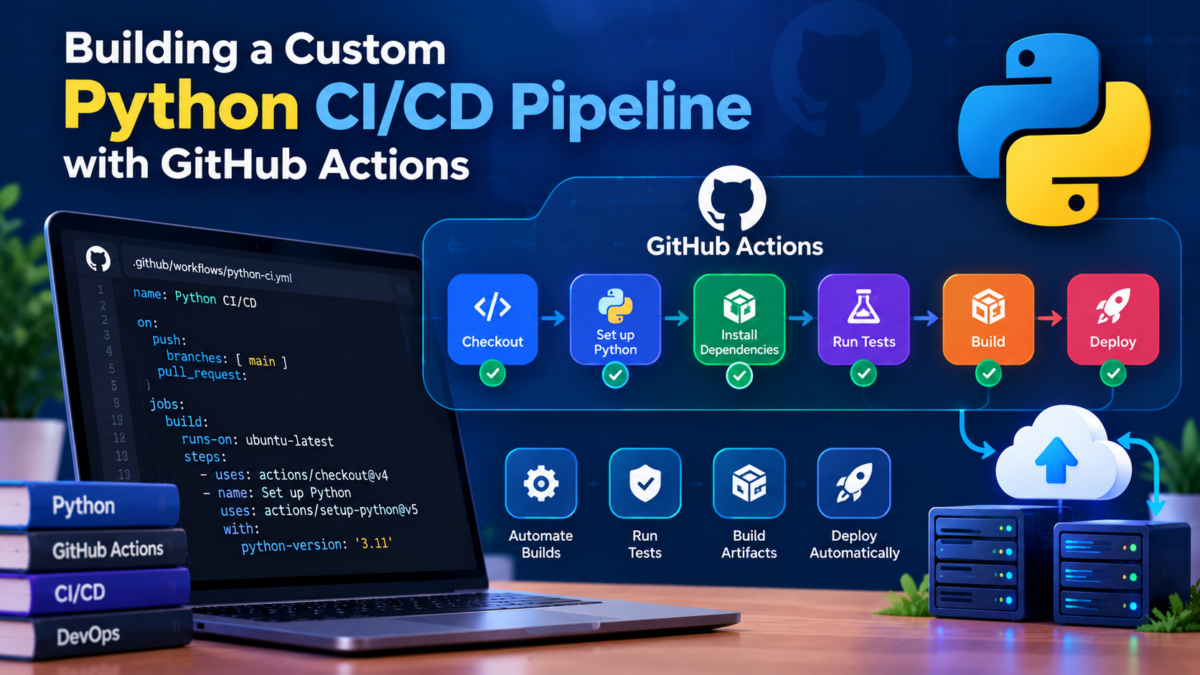 Building a Custom Python CI CD Pipeline with GitHub Actions