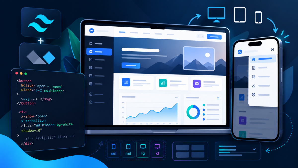 Building a Responsive Web App with Tailwind Alpine – Dynamic Navigation & Mobile-Friendly Layouts